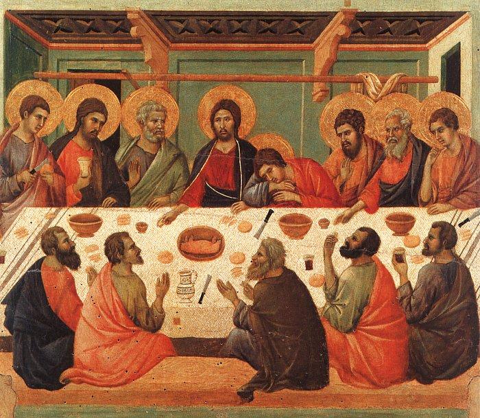 Duccio di Buoninsegna The Last Supper00 oil painting picture